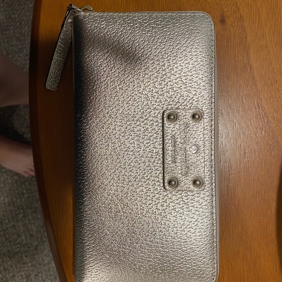 Rose Gold Kate Spade Purse and Wallet - Picture 3 of 4